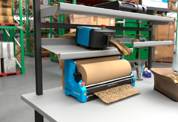 Packaging-environment-FillPak Mini.jpg (FillPak Mini-top view-with paper_article)