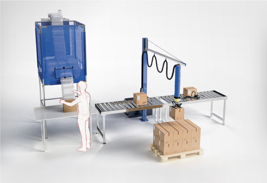 Pakkemaskiner i logistikken