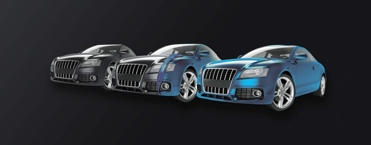 Hurtig bil med car wrap