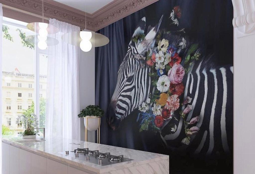 Zebra i køkken
