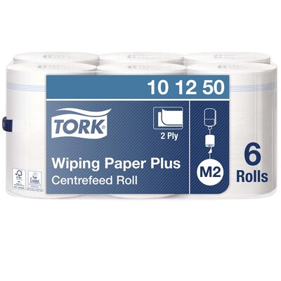Aftørringspapir i ruller