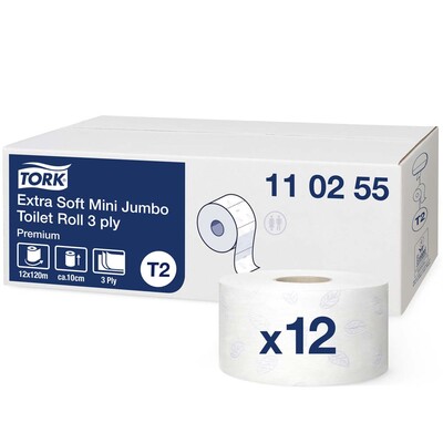 Toiletpapir i Jumbo size