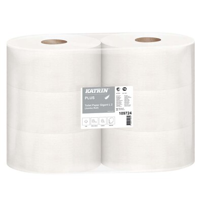 Toiletpapir i Jumbo size