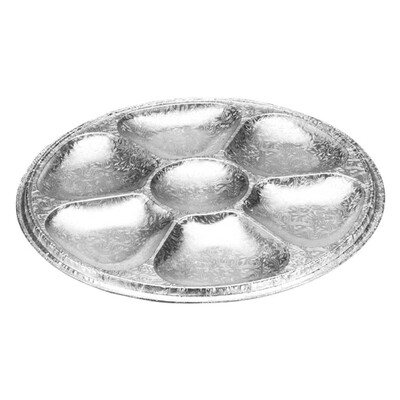 Serveringsfade i aluminium med præg