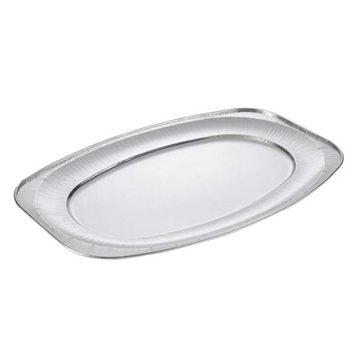 Serveringsfade i glat aluminium