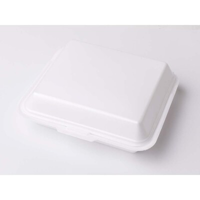 Takeaway bakker med hængslet låg
