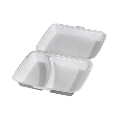 Takeaway bakker med hængslet låg