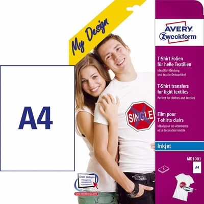 Etiketter på ark