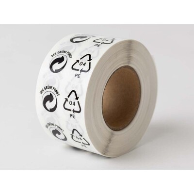 Trykt tape med symboler