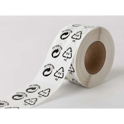 Trykt tape med symboler