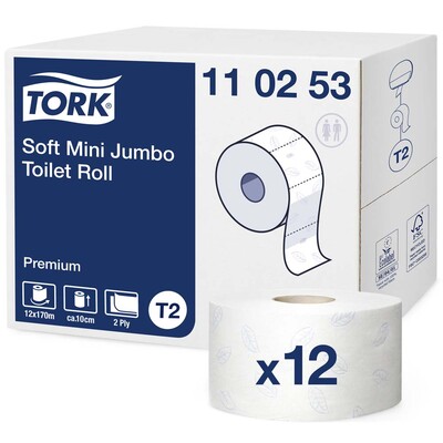 Toiletpapir i Jumbo size