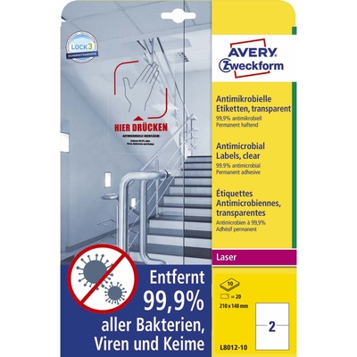 Etiketter på ark