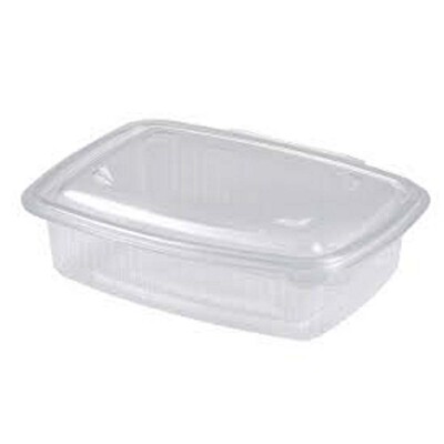 Plastbakker med hængslet låg