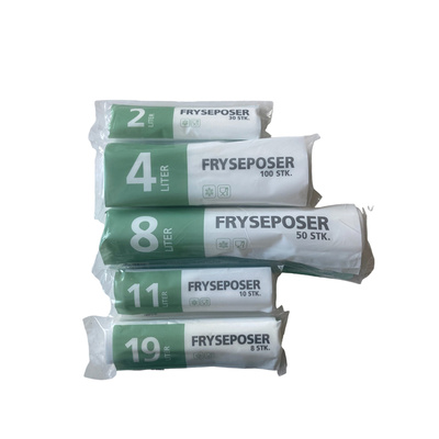 Fryse- og opbevaringsposer