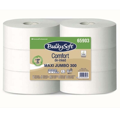 Toiletpapir i Jumbo size