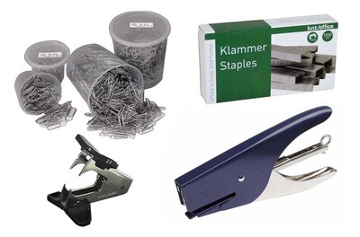 Hæfteartikler, clips og brevklemmer