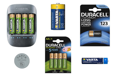 Batterier og opladere