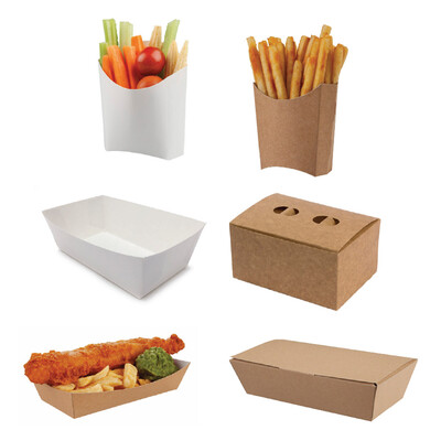 Pommes frites- og burgerbakker