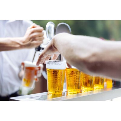 Glas i blød plast