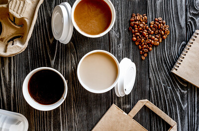 Kaffe, te, vand og slik