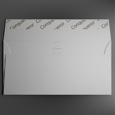 Conqueror Connoisseur Rag 100% COTTON envelopes