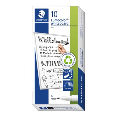 Whiteboardmarker Staedtler Lumograph 301-9 sort non-permanent