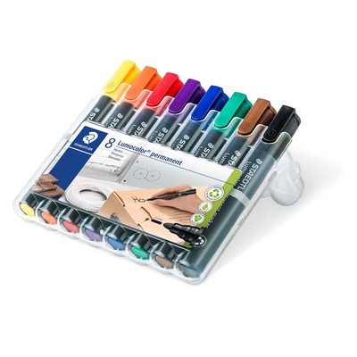 Marker Staedtler Lumocolor assorteret permanent