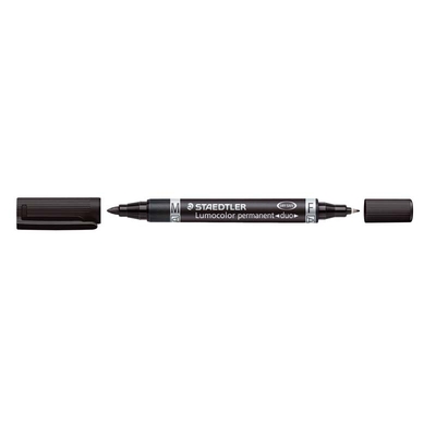 Marker Staedtler Lumocolor 348-9 sort permanent