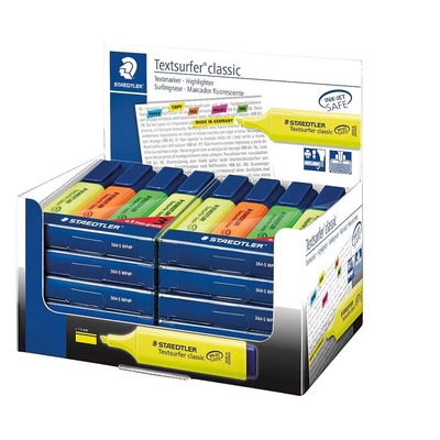 Tekstmarker Staedtler Textsurfer 364-S WP4P assorteret