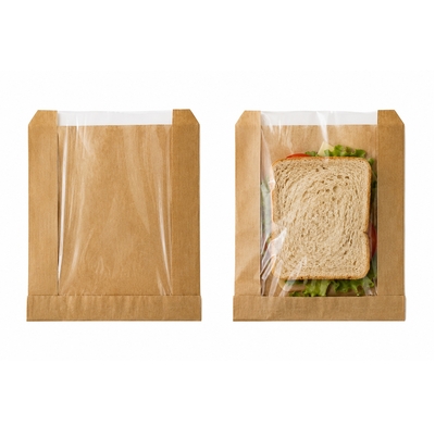 Sandwichposer med rude