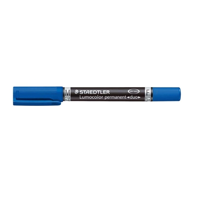 Marker Staedtler Lumocolor blå permanent