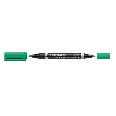 Marker Staedtler Lumocolor grøn permanent