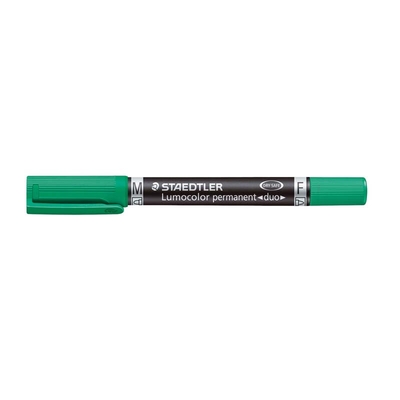 Marker Staedtler Lumocolor grøn permanent