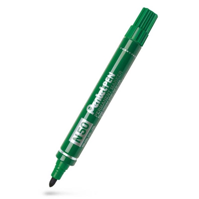 Pentel N50-D Perm. marker 4,3mm grøn