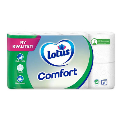 Toiletpapir i ruller