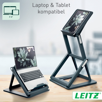 Laptop Riser Sit Stand Leitz Ergo M.grå