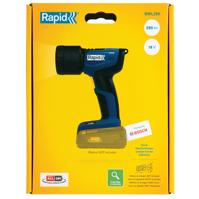 Arbejdslys Rapid BWL290 P4A 18V BareTool