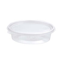 Plastbakker med hængslet låg