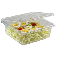 Plastbakker med hængslet låg