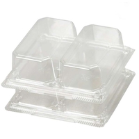 Plastbakker med hængslet låg