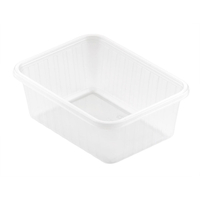 Plastbakker og låg