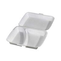 Takeaway bakker med hængslet låg