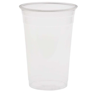 Glas i hård plast