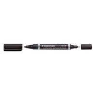 Marker Staedtler Lumocolor 348-9 sort permanent