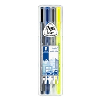 Marker Staedtler Triplus 34 SB4 assorteret permanent