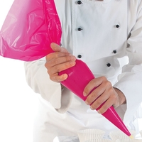 Sprøjtepose 300x530mm LD-PE pink
