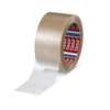 Pakketape, TESA 4124, 50 mm x 66.00 m, 65 µm, kernediameter: 76 mm, Rulle, PVC, Solvent, transparent, kasse a 36 ruller, palle a 1440 ruller