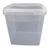 Condibøtte, Without lid, 5000 ml,195x195x191mm, PP, transparent, pakke med 45 stk