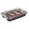 Låg t/foliebakke, Plus Pack Ready2Cook, Rektangulær,300x200x26mm, PET, transparent, pakke a 100 stk, Fødevaregodkendt