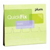 Plaster, Plum, Refill Elastics, 75 % bomuld, brun, pakke med 45 stk
